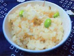 枝豆じゃこご飯