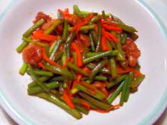 夏バテ予防の炒め物