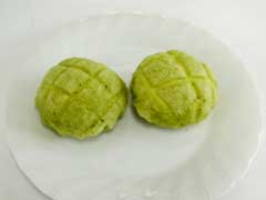 抹茶メロンパン