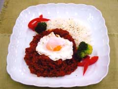 トマトと冬瓜のドライカレー