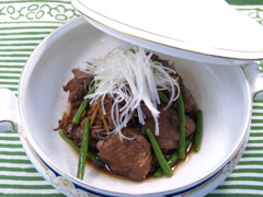 和風鶏肉のワイン煮