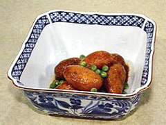 新じゃがの揚げ煮