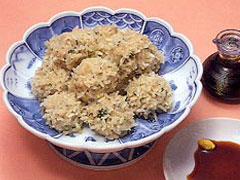 肉団子のもち米蒸し(珍珠丸子)