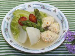 鶏団子のポトフ