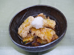 かぼちゃの揚げ出し