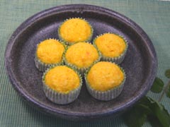 にんじん蒸しパン