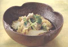 白菜と鶏団子の煮物
