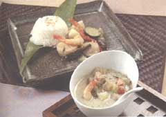 タイ風グリーンカレー
