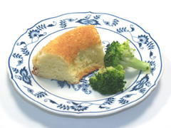 ブロッコリーの茎ケーキ