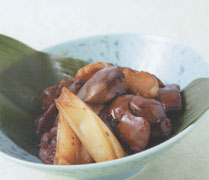 鶏レバーと砂肝の八角煮