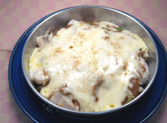 カレー風味のお魚グラタン