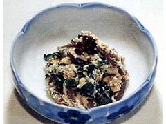 こんにゃくと野菜の白和え