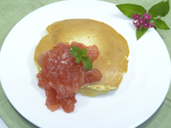 りんごのホットケーキ