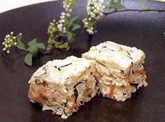 ひじき入り豆腐ローフ