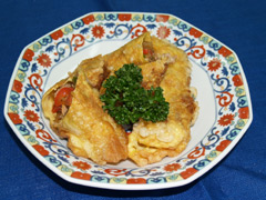 薄焼き卵の春巻き
