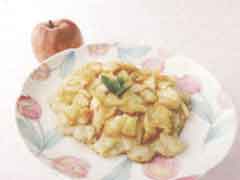 りんごのしっとり焼き～カラメルがけ～