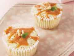 紅茶の塩キャラメルカップケーキ