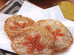 玄米と桜えびのパリパリせんべい
