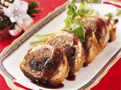 クリスマスミートローフ