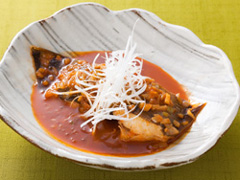 カレイのコチュジャン煮