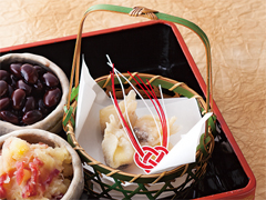 黒豆のおひねり揚げ