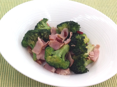 ブロッコリーのペペロンチーノ