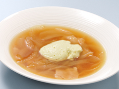 アボカド豆腐ゼリーのスープ