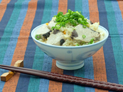 かつおのスタミナご飯