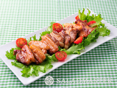 豚バラ肉のマーマレード焼き