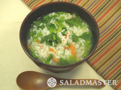 野菜たっぷりのお粥さん