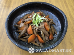 ごぼうと豚肉の煮物