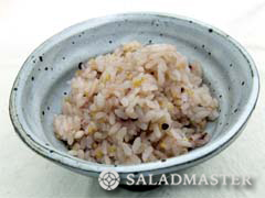 野菜だしの雑穀ごはん