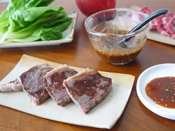 発酵焼肉のタレで食べる焼肉