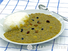 残り野菜のキーマカレー