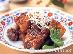 豚肉の梅おろし蒸し