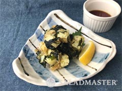 じゃがいもとわかめのコロコロ揚げ