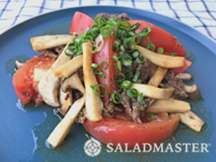 トマトと牛肉の中華風炒め