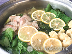 さっぱりエスニックレモン鍋