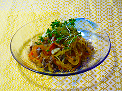 牛肉とこんにゃくのオリエンタルサラダ